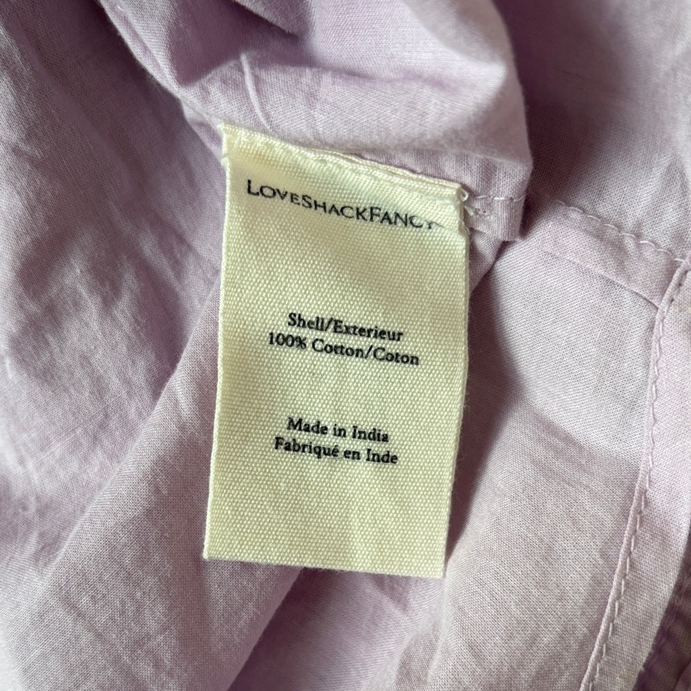 LoveShackFancy Lilac Ruffle Mini Heritage  Skirt - Picture 6 of 6